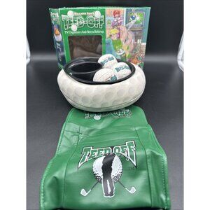 TEED OFF Golf TV Organizer & Stress Relief Balls ~ Remote Holder MAN CAVE